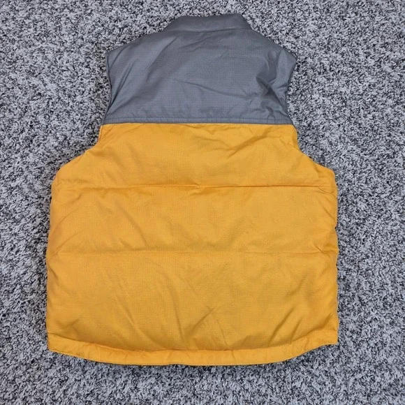 Old Navy Reversible Down Feather Puffer Vest 4/5 (XS) Utility Outdoor Y2K Retro - Picture 4 of 11